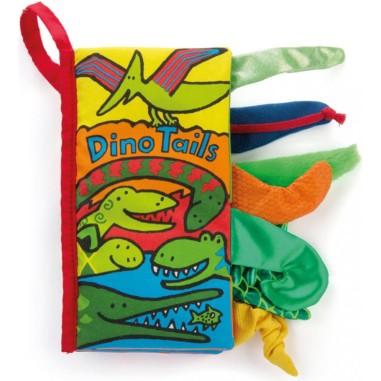 Livre Tails Dino Book New - L: 5 cm x l : 12 cm x H: 21 cm - Jellycat