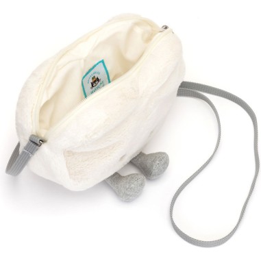 Jellycat Peluche Sac à main coeur Amuseables Cream Heart