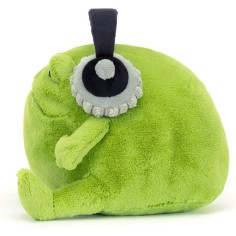 Jellycat Peluche Grenouille Ricky Rain Frog Headphones 2