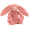 Peluche Lapin Corail Bashful Sorrel Bunny 18 cm - Jellycat
