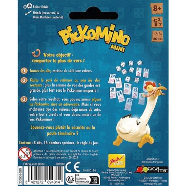 Pickomino - Mini - Jeux de société - Gigamic