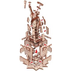 Statue de la Liberté - Maquette 3D fixe en bois - Gigamic 2