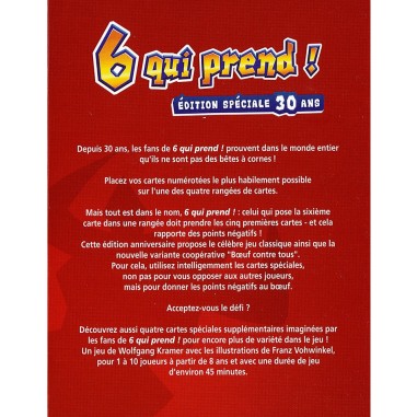 6 qui Prend - 30 ans - Jeux de société - Gigamic