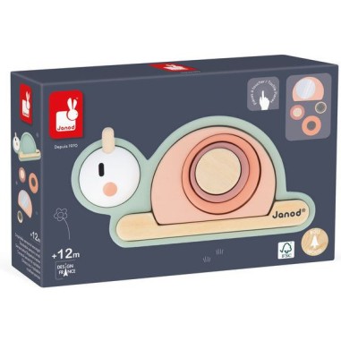 Empilable sensoriel escargot - Janod