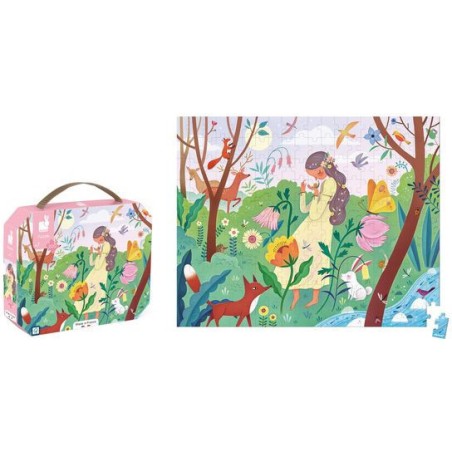 Puzzle dame nature - 200 pcs - Janod
