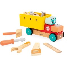Camion bricolage à tirer - Janod 2