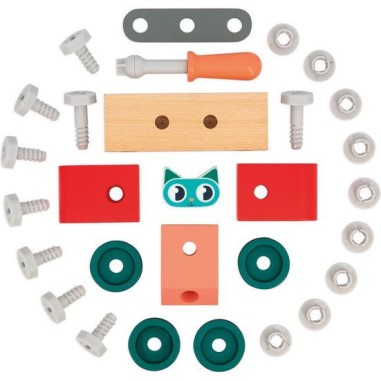 Voiture à bricoler chat - Janod