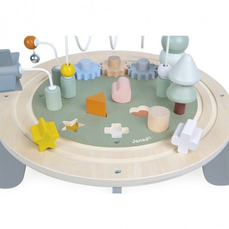 Table d'activités bébé en bois - Janod Sweet Cocoon