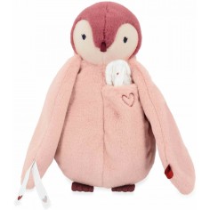Peluche à bisous manchot rose - Kaloo 2