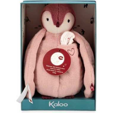 Peluche à bisous manchot rose - Kaloo