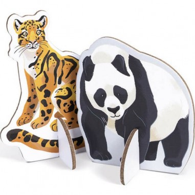 Puzzle animaux menacés et en danger WWF - Janod