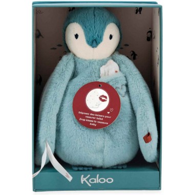 Peluche à bisous manchot vert - Kaloo