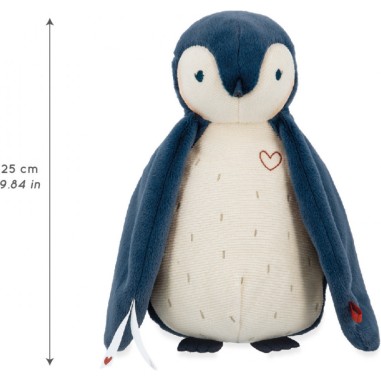 Peluche enregistreur vocal manchot bleu - Kaloo