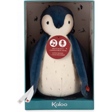 Peluche enregistreur vocal manchot bleu - Kaloo