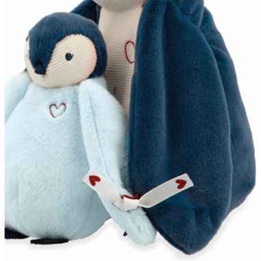 Peluches câlins manchots bleu - Kaloo