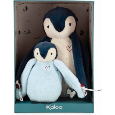 Peluches câlins manchots bleu - Kaloo