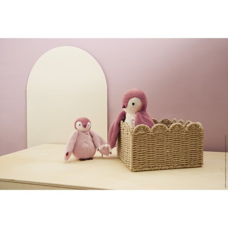 Peluches câlins manchots rose - Kaloo