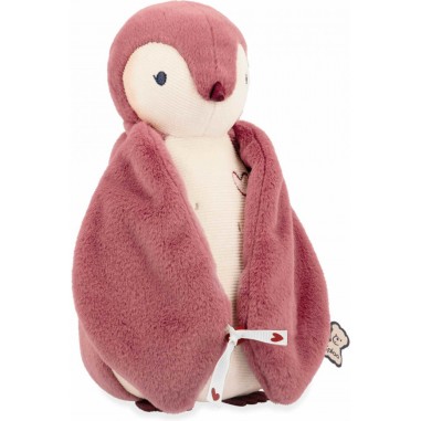 Peluche enregistreur vocal manchot rose - Kaloo