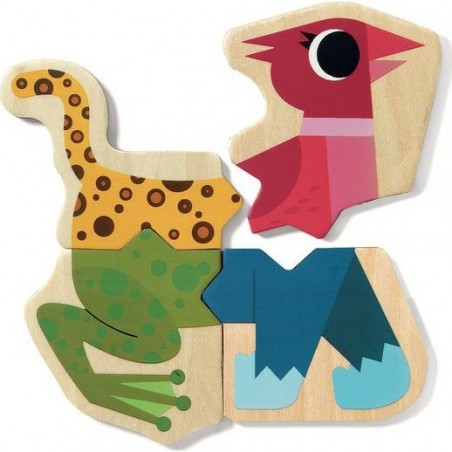 Jeux avec des aimants animaux Mixanimo - Djeco