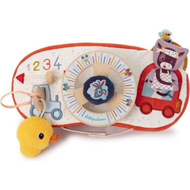 Ferme panneau d’activités en voiture - Lilliputiens