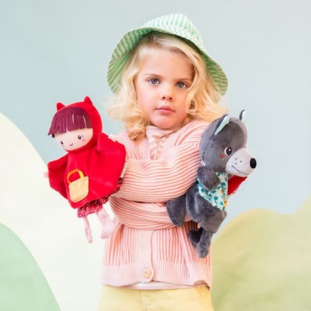 Louis loup marionnette à main - Lilliputiens