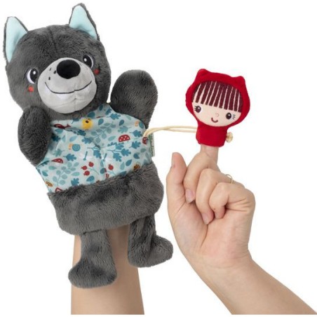 Louis loup marionnette à main - Lilliputiens