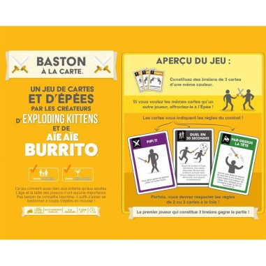 Baston à la Carte - Jeux de société - Exploding Kittens
