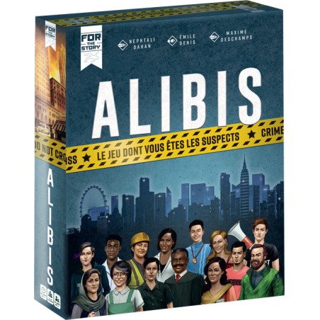 Alibis - Le Jeu dont Vous êtes les Suspects - For The Story - Jeux de société - Gigamic