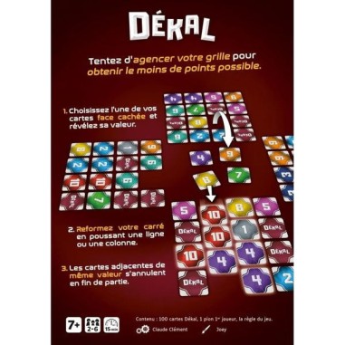 Dékal - Un jeu - Gigamic