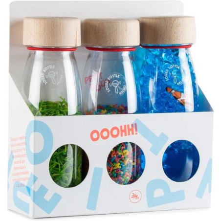 3 bouteilles sensorielles éco - Petit Boum