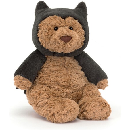 Jellycat Peluche Ours chauve-souris Bartholomew Bear Bat