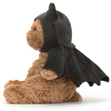 Jellycat Peluche Ours chauve-souris Bartholomew Bear Bat