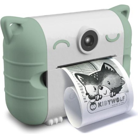 Kidyprint Vert Appareil photo impression thermique - Kidywolf