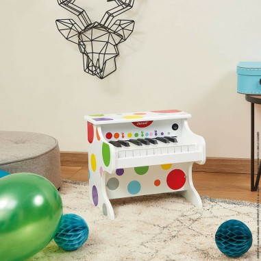 Piano en bois pour bébé Janod - Confettis