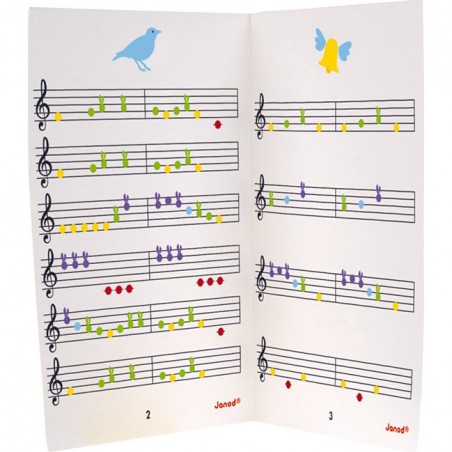 Piano en bois pour bébé Janod - Confettis