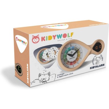 Réveil Kidyalarm bronze - Réveil enfant - Kidywolf