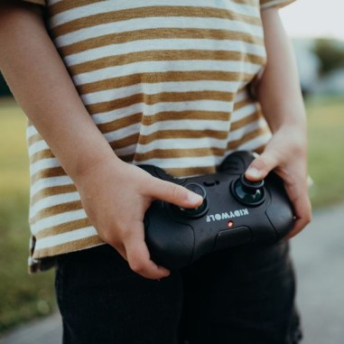 Voiture télécommandée Kidycar bleu - Kidywolf