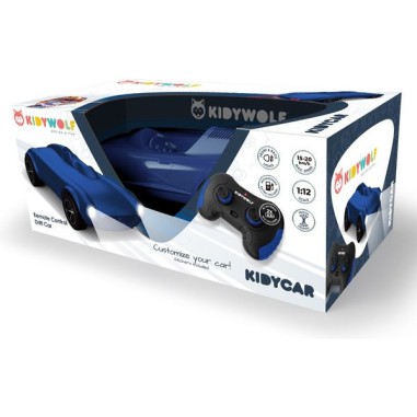 Voiture télécommandée Kidycar bleu - Kidywolf