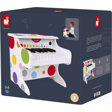 Piano en bois pour bébé Janod - Confettis