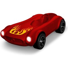 Kidycar Voiture radiocommandée rouge - Kidywolf 2