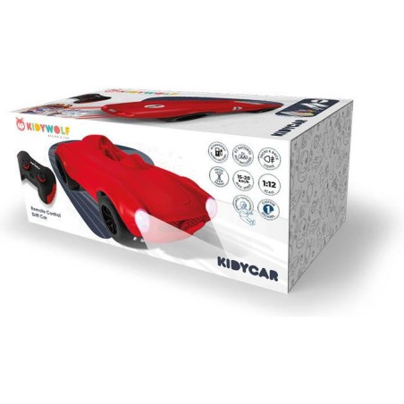 Kidycar Voiture radiocommandée rouge - Kidywolf