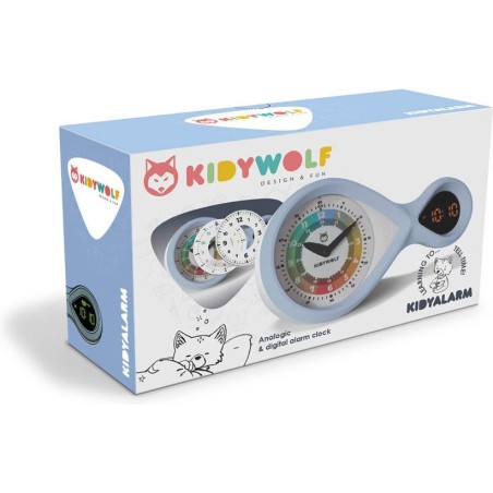 Kidyalarm Bleu Réveil éducatif - Kidywolf