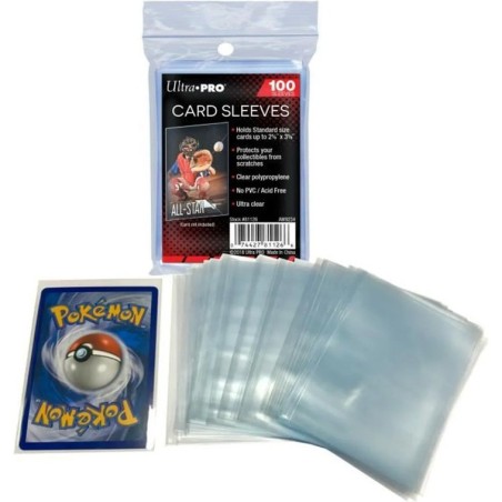 100 Protège cartes souples Sleeves standard - Ultra.pro