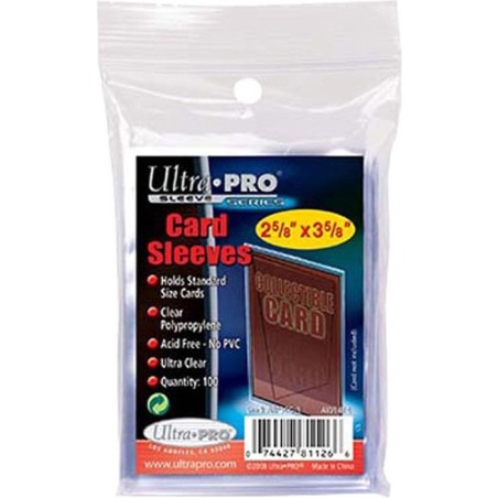 100 Protège cartes souples Sleeves standard - Ultra.pro