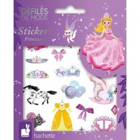 Ensemble d'autocollants Princesses - Défilé de Mode Janod