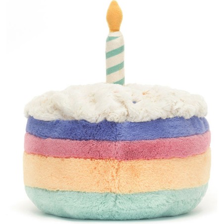 Jellycat Amuseables Rainbow Birthday Cake 15cm