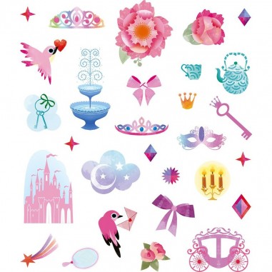 Ensemble d'autocollants Princesses - Défilé de Mode Janod