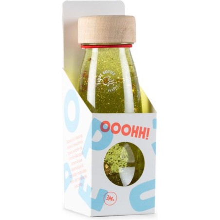 Bouteille sensorielle Float or - Petit Boum
