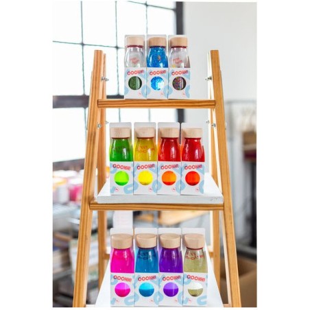 Bouteille sensorielle Float or - Petit Boum