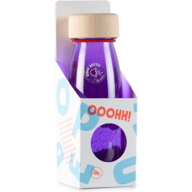 Bouteille sensorielle float violet - 0 à 3 ans - Petit Boum